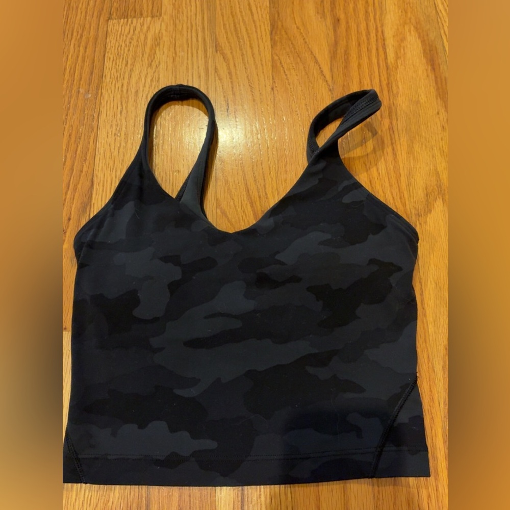 lululemon athletica Black Camouflage Sports Bra